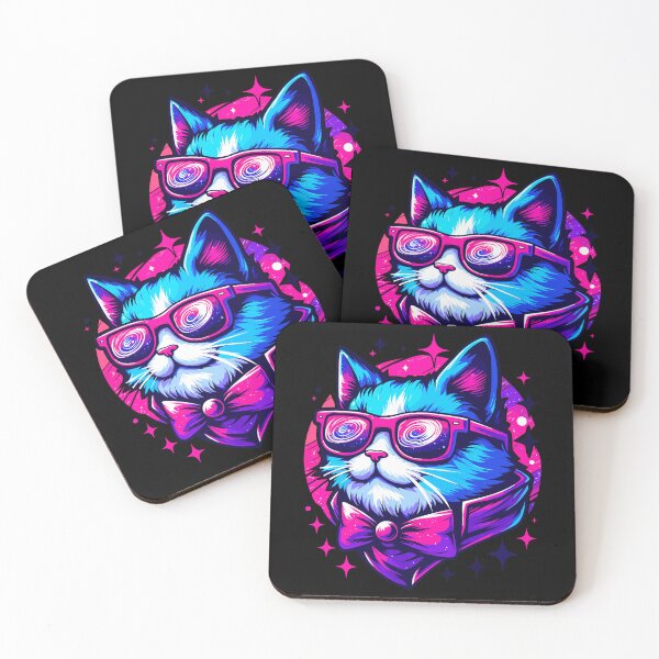 Item preview, Trendy Kawaii Cosmic Cat in Stars designed and sold by TomFrontierArt.