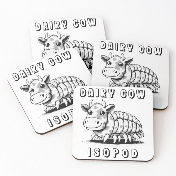 Item preview, Dairy Cow Isopod Cute Cow designed and sold by Joyful-Park.
