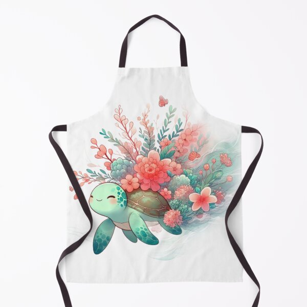 Item preview, Sea Turtle with Flower Blooms designed and sold by Emanuel Gabrielle.