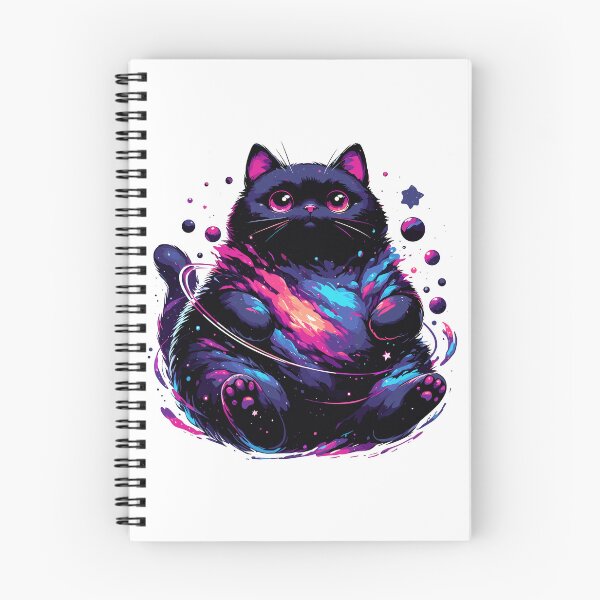 Item preview, Kawaii Cosmic Cat in Stars designed and sold by TomFrontierArt.