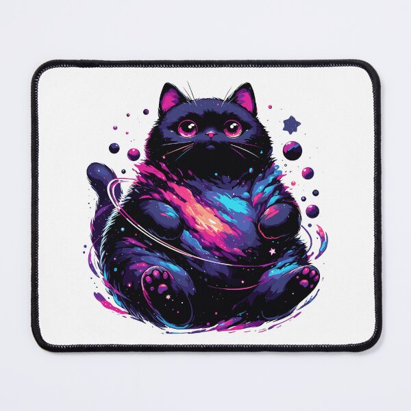 Item preview, Kawaii Cosmic Cat in Stars designed and sold by TomFrontierArt.