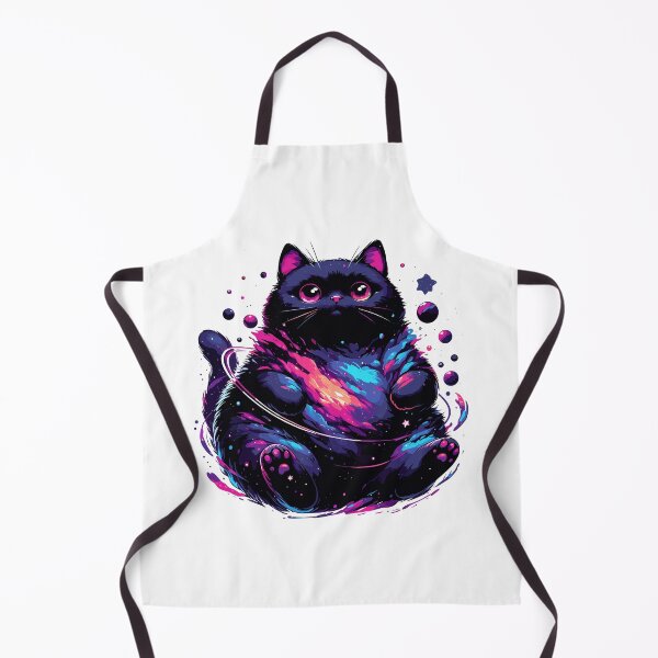 Item preview, Kawaii Cosmic Cat in Stars designed and sold by TomFrontierArt.