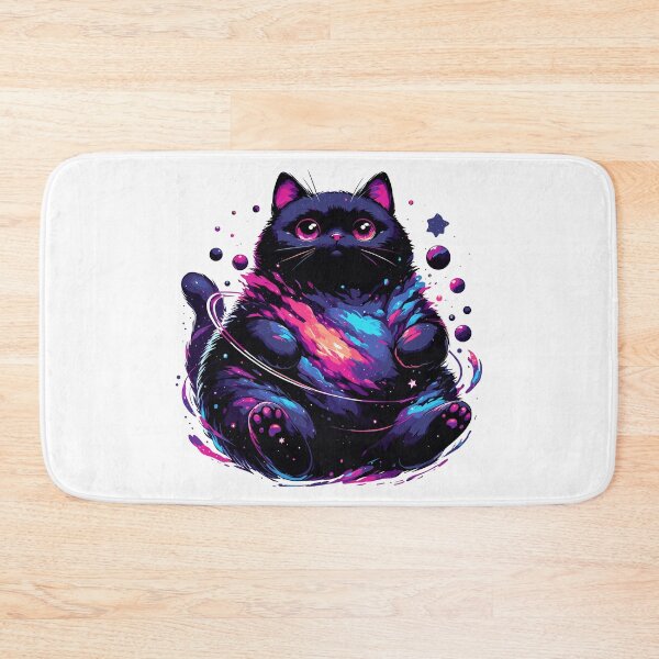 Item preview, Kawaii Cosmic Cat in Stars designed and sold by TomFrontierArt.