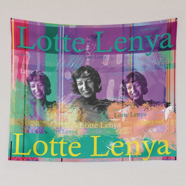 Item preview, Lotte Lenya, aesthetic portrait designed and sold by Mauswohn.