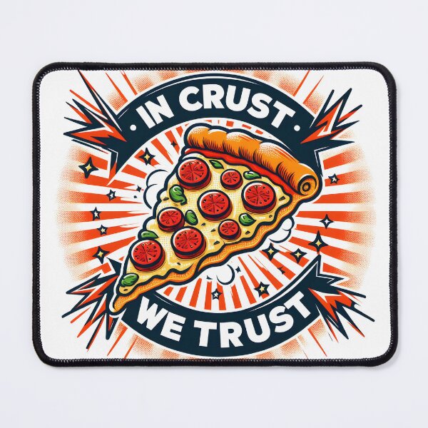 Item preview, Pizza Slice: In Crust We Trust designed and sold by Dungeon-Depot.