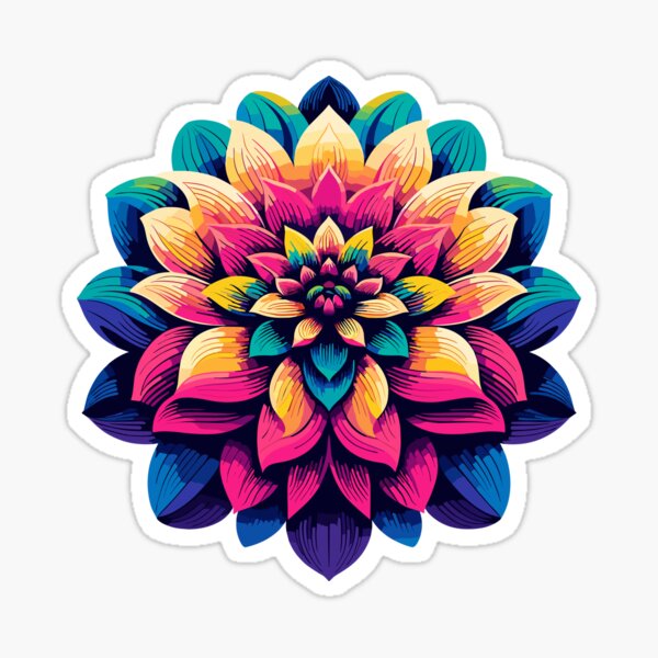Item preview, Vibrant Dalia Flower designed and sold by DynastyArt.