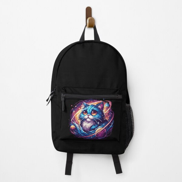 Item preview, Kawaii Colorful Cosmic Cat in Stars designed and sold by TomFrontierArt.