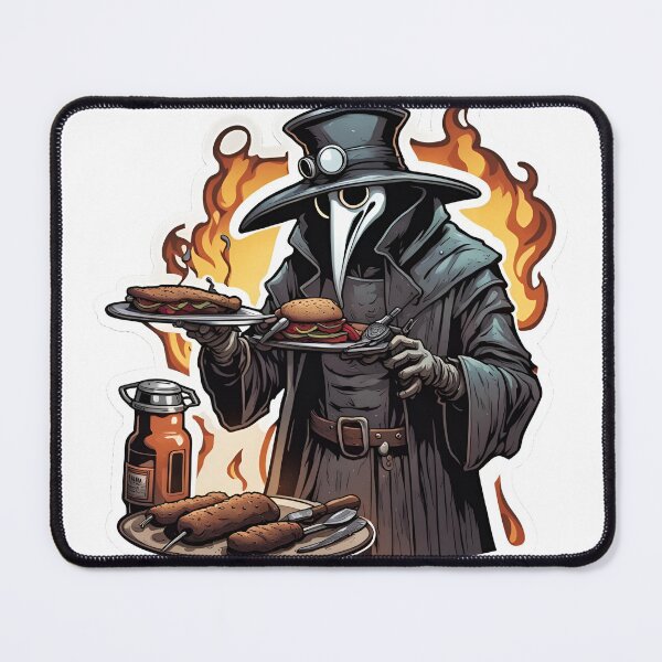 Item preview, Plague Doctor having a Barbeque designed and sold by UtterLegends.