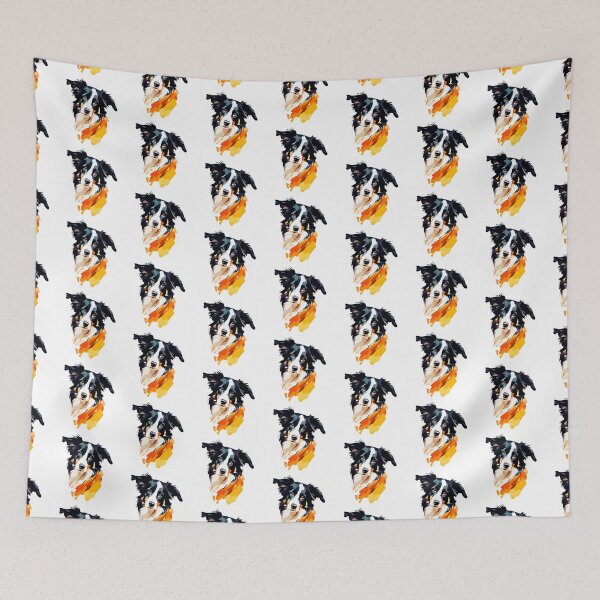 Item preview, Innocent Cute Border collie dog breed pet animal watercolor  designed and sold by Animalpetslover.