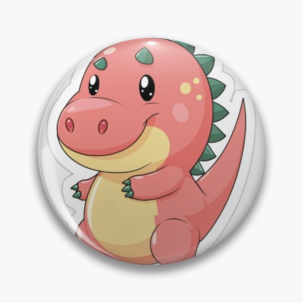 Item preview, Cute Pink Dinosaur designed and sold by LumeaArt.