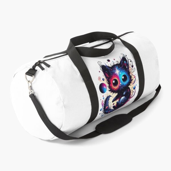 Item preview, Kawaii Colorful Cosmic Cat in Stars designed and sold by TomFrontierArt.