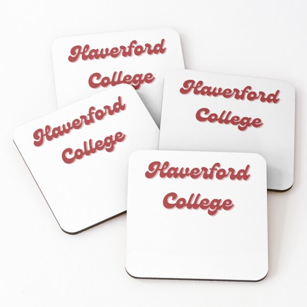 Item preview, Haverford College (Double red font) sticker designed and sold by smellbellart3.