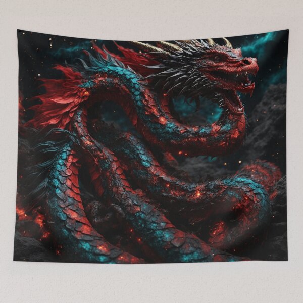 Item preview, Imaginary Cosmic Dragon designed and sold by LunarNebula.