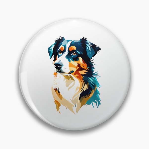 Item preview,  Innocent Cute Border collie dog breed pet animal watercolor  designed and sold by Animalpetslover.