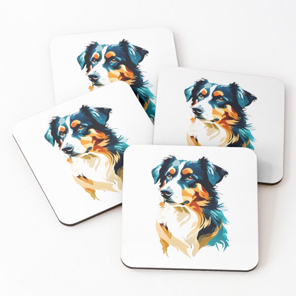 Item preview,  Innocent Cute Border collie dog breed pet animal watercolor  designed and sold by Animalpetslover.