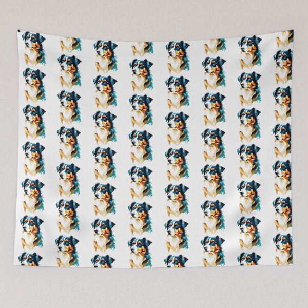 Item preview,  Innocent Cute Border collie dog breed pet animal watercolor  designed and sold by Animalpetslover.
