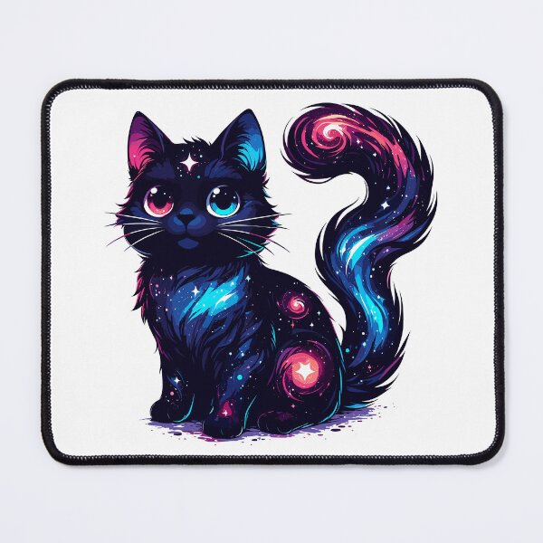 Item preview, Kawaii Cosmic Cat in Stars designed and sold by TomFrontierArt.