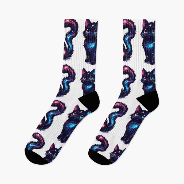 Item preview, Kawaii Cosmic Cat in Stars designed and sold by TomFrontierArt.