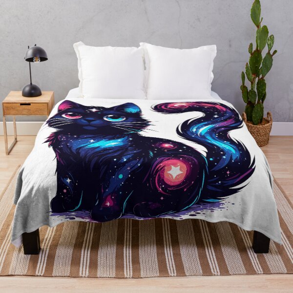 Item preview, Kawaii Cosmic Cat in Stars designed and sold by TomFrontierArt.