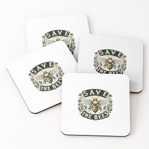 Item preview, Save the bees - cute Quote design for nature lover  designed and sold by GreenBubble - Shop and reforest.