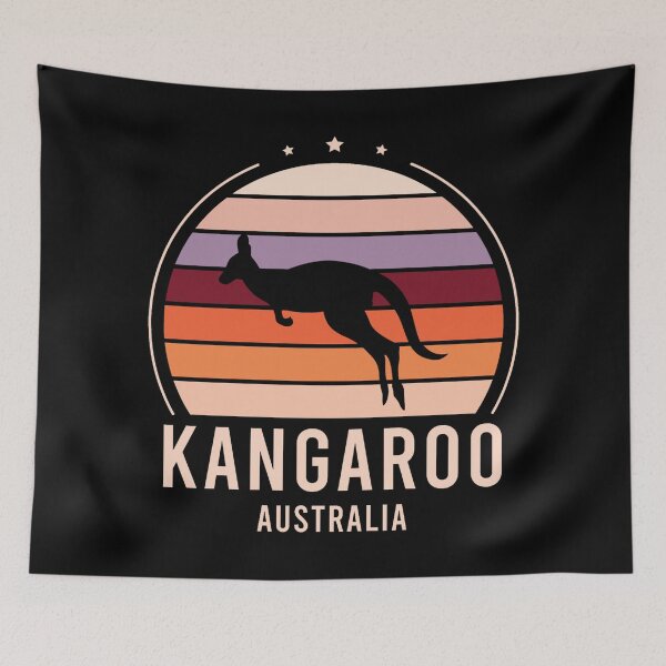 Item preview,  Australia Kangaroo Retro designed and sold by Blok45.