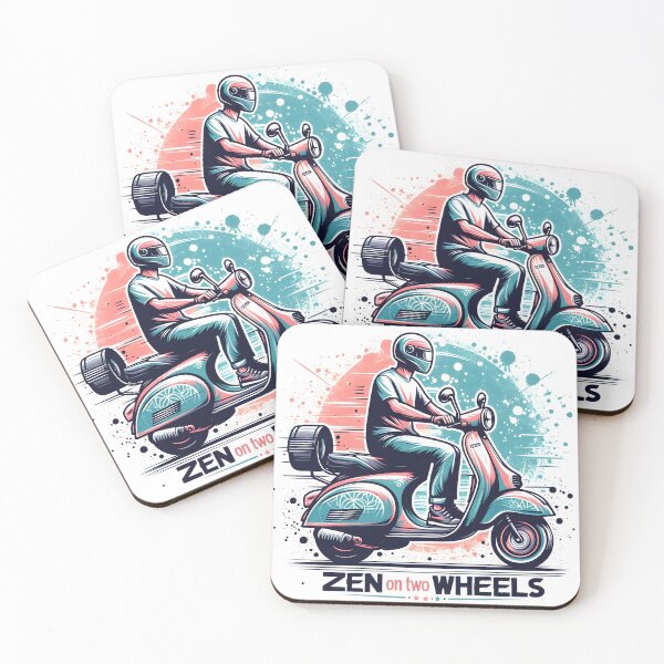 Item preview, Motor Scooter: Zen on Two Wheels designed and sold by Dungeon-Depot.