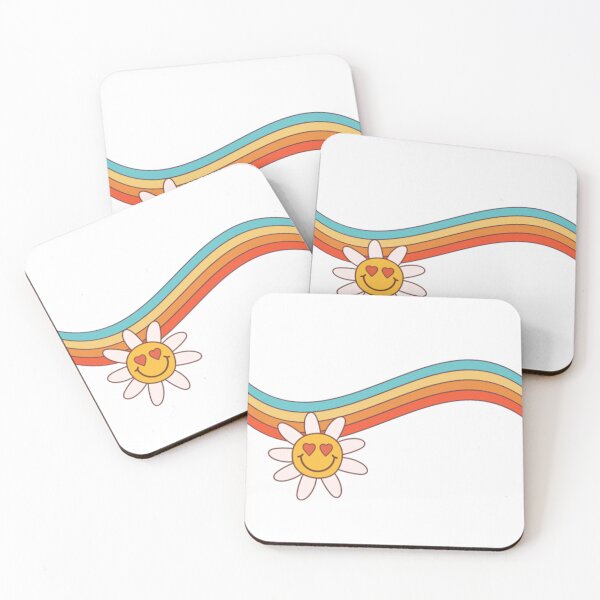 Item preview, Retro Wavey Lines with Flower  designed and sold by besteevibes.