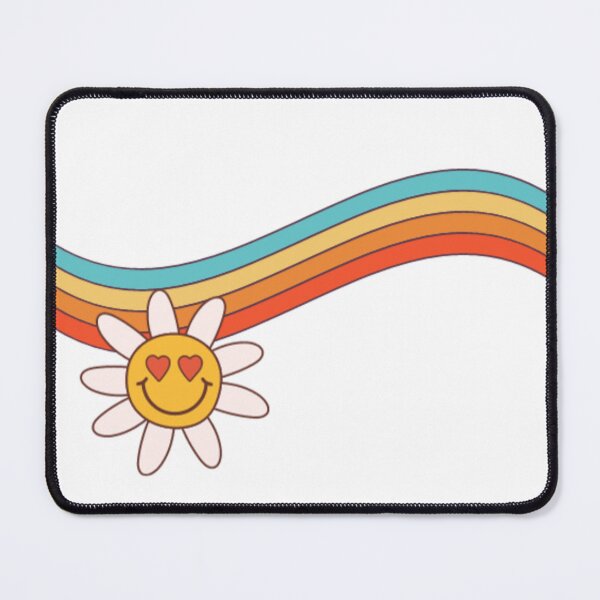 Item preview, Retro Wavey Lines with Flower designed and sold by besteevibes.