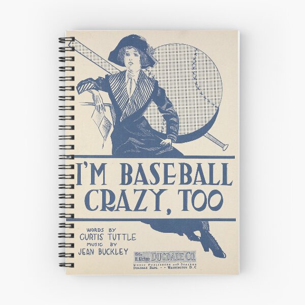 Item preview, I am baseball crazy too. Vintage Baseball Sheet Music cover. (Restored). HIGH DEFINITION designed and sold by MINDTHECHERRY.