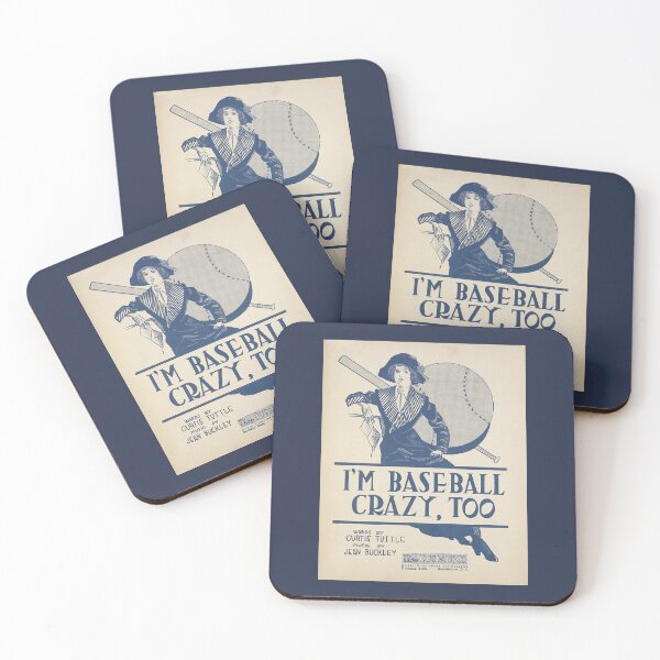 Item preview, I am baseball crazy too. Vintage Baseball Sheet Music cover. (Restored). HIGH DEFINITION designed and sold by MINDTHECHERRY.