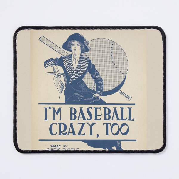 Item preview, I am baseball crazy too. Vintage Baseball Sheet Music cover. (Restored). HIGH DEFINITION designed and sold by MINDTHECHERRY.