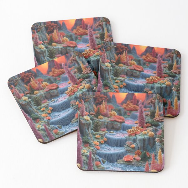 Item preview, Abstract Sponge World Landscape designed and sold by Orese12.