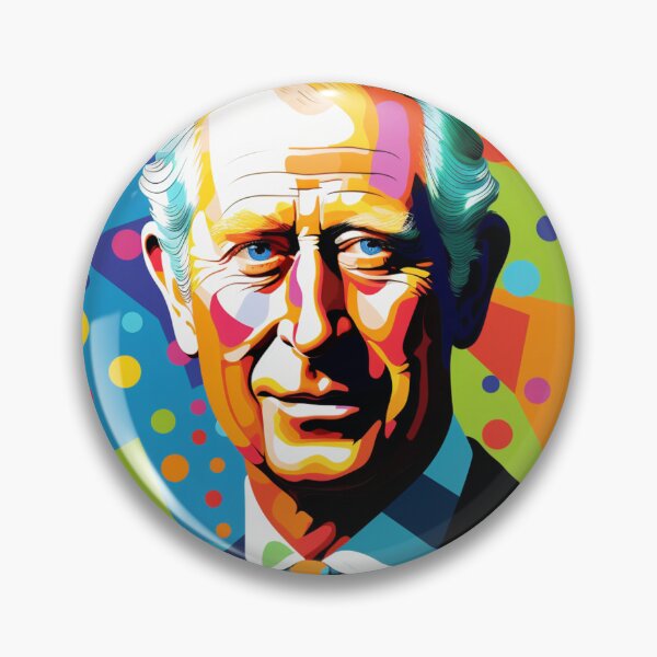 Item preview, Charles III Pop Art 1 designed and sold by AstroRisq.
