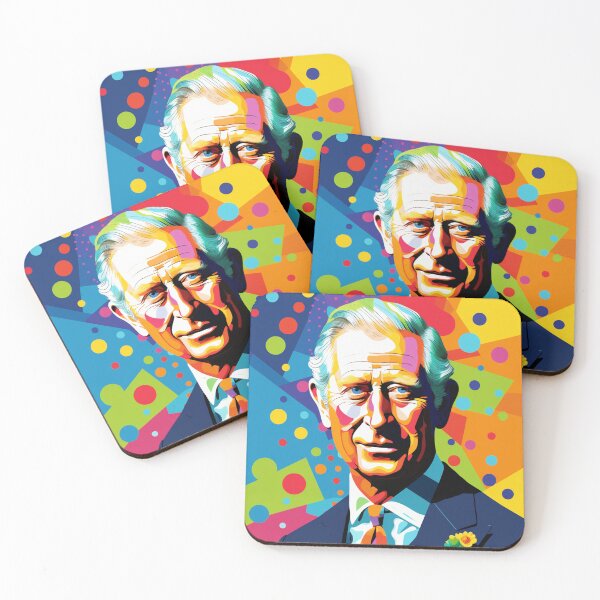 Item preview, Charles III Pop Art 1 designed and sold by AstroRisq.