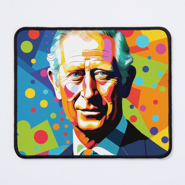 Item preview, Charles III Pop Art 1 designed and sold by AstroRisq.