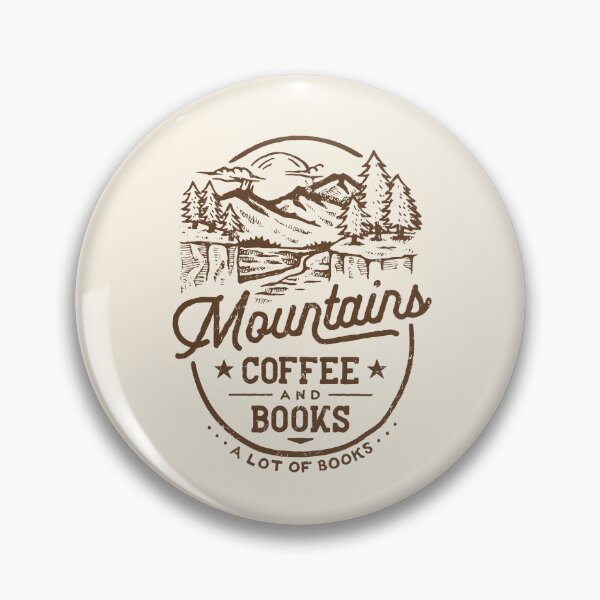Item preview, Bookworm Mountains Coffee Books designed and sold by Eurokollektiv.