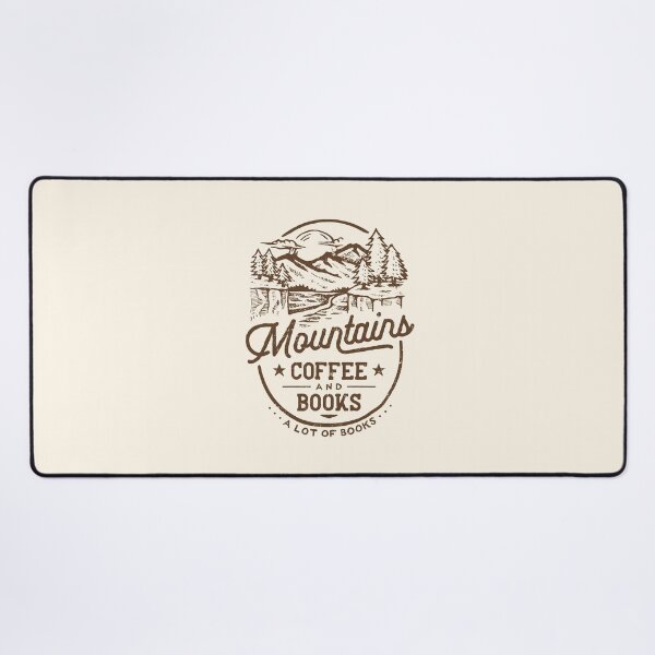 Item preview, Bookworm Mountains Coffee Books designed and sold by Geek Updated.