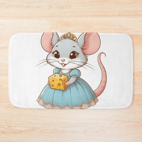 Item preview, Cute princess mouse with cheese  designed and sold by Culmika.