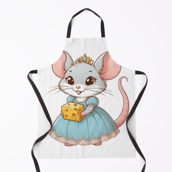 Item preview, Cute princess mouse with cheese designed and sold by Culmika.