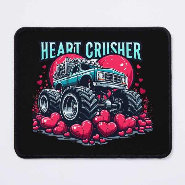 Item preview, Heart crusher | funny monster truck Valentines designed and sold by DynastyArt.