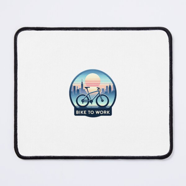 Item preview, Bike to Work - city bicycle reminder design  designed and sold by GreenBubble - Shop and reforest.