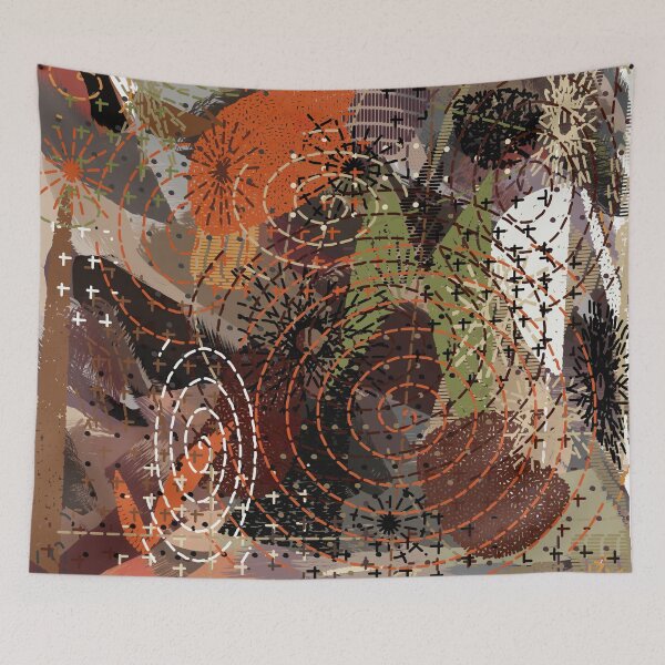 Item preview, Abstract Mixed Media Earthy Colors designed and sold by Cato99.
