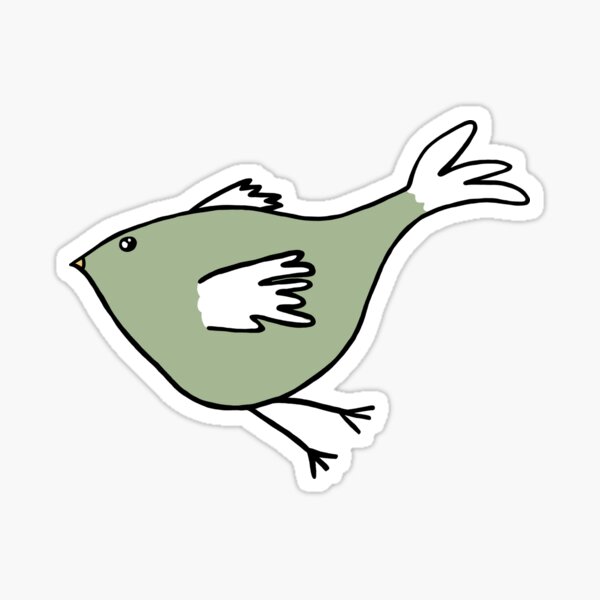 Birdy is Going Places Sticker