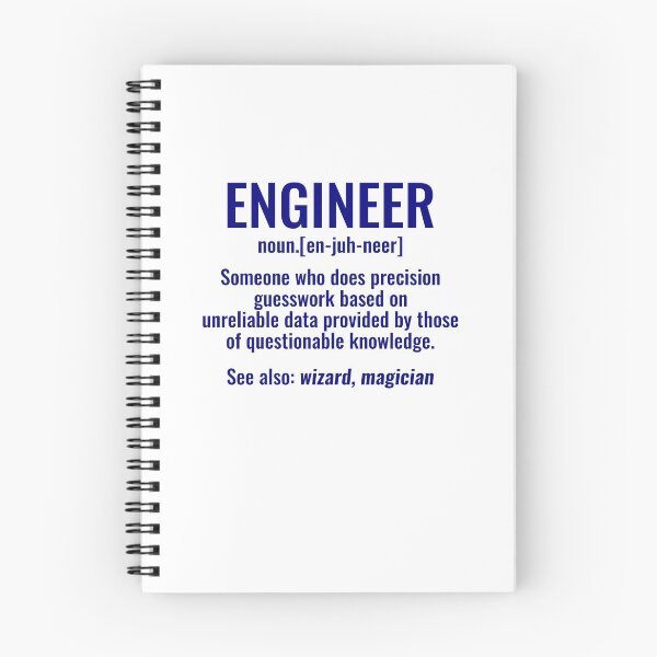 Item preview, Engineer Someone Who Does Precision Guesswork Based on Unreliable Data Provided by Those of Questionable Knowledge tshirt designed and sold by simbamerch.