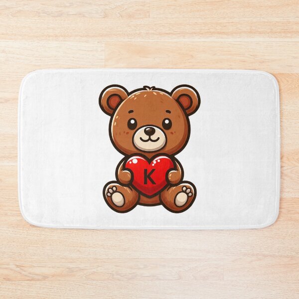 Item preview, A teddy with the letter K, love gift designed and sold by CreativeSparkzz.