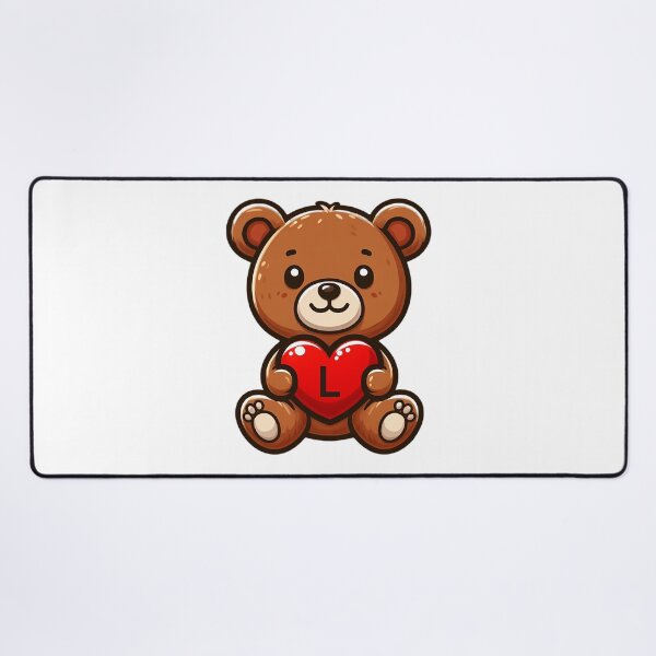 Item preview, A teddy with the letter L, love gift designed and sold by CreativeSparkzz.