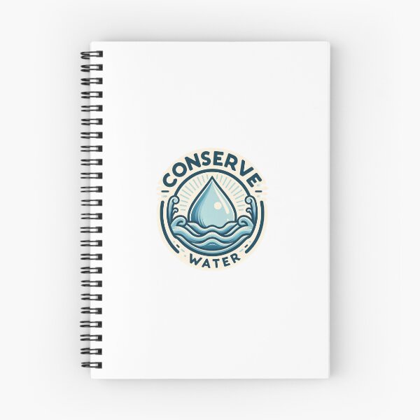Item preview, conserve Water - cute reminder to use water wisely  designed and sold by GreenBubble - Shop and reforest.