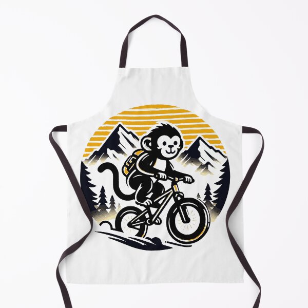 Item preview, MTB Trail Cheeky Monkey - Mountain Biking MTB lovers, explore and adventure designed and sold by MTBSkaterLoversTees.