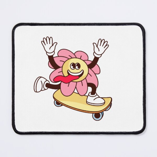 Item preview, Skateboarding Flower Character 80's designed and sold by besteevibes.