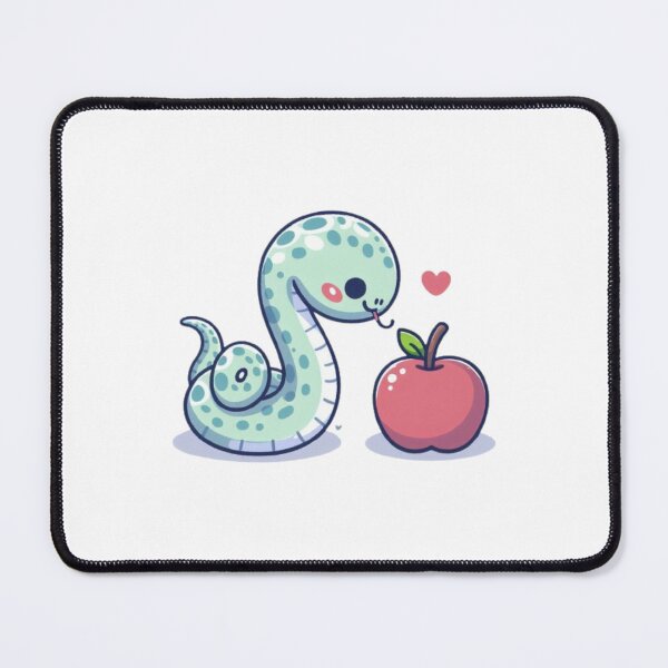 Item preview, Snake eating apple designed and sold by Kenji11.